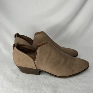 Frye Melissa Shootie Womens Size 9.5 Tan/Brown Classic Leather Ankle Boots Shoes
